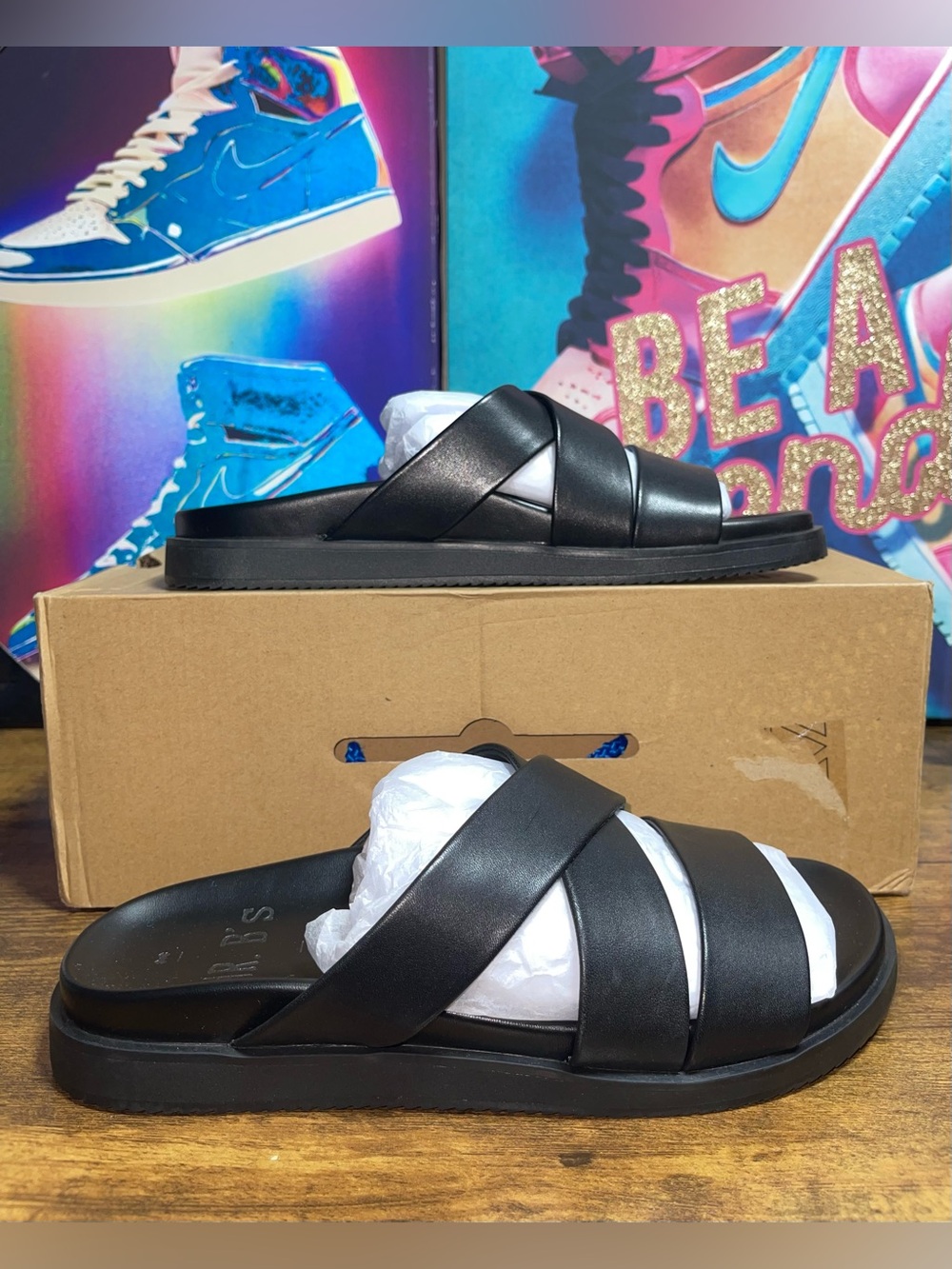Men's Kairo Slide by ALDO Size 8 Black
